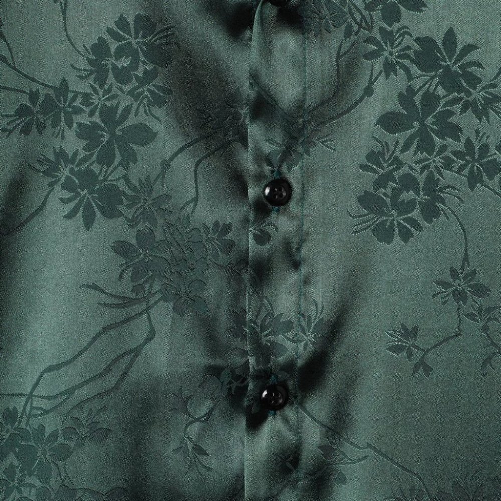 Dark Green Mens Shirt - Picture 8 of 8